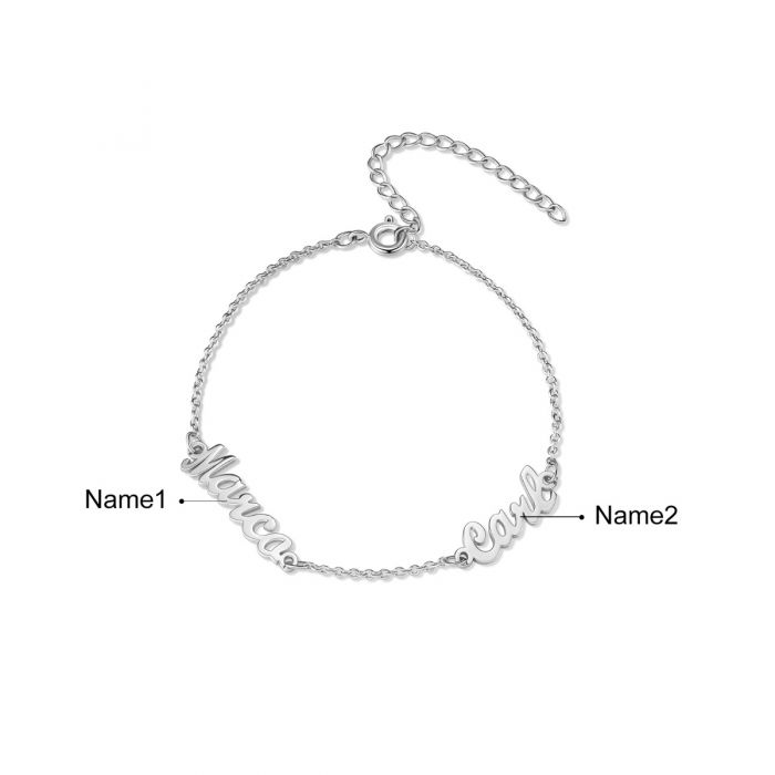 Bespoke Up To 5 Names Bracelet | Personalised Name Bracelet Up To 5 Names