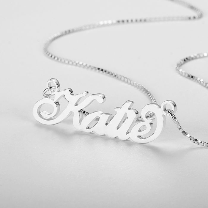 Bespoke Sterling Silver Name Necklace | Personalised Name Necklace