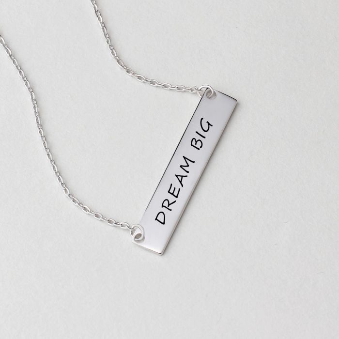 Personalised Nameplate Necklace | Custom Name Bar Necklace | Personalised Name Necklace  Personalised Gift For Her | Personalised Gift For Mom | Personalised Name Jewellery  A Beautiful Mother's Day Gift | Gift For Mom | Gift Ideas For Her | Gift Ideas For Girlfriend 
