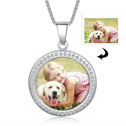 Custom Made Frame Style Photo Necklace | Bespoke Photo Necklace For Woman