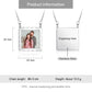 Personalised Frame Style Photo Necklace | Bespoke Photo Necklace For Woman