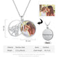 Personalised Christmas Tree Photo Necklace | Bespoke Christmas Gift For Her