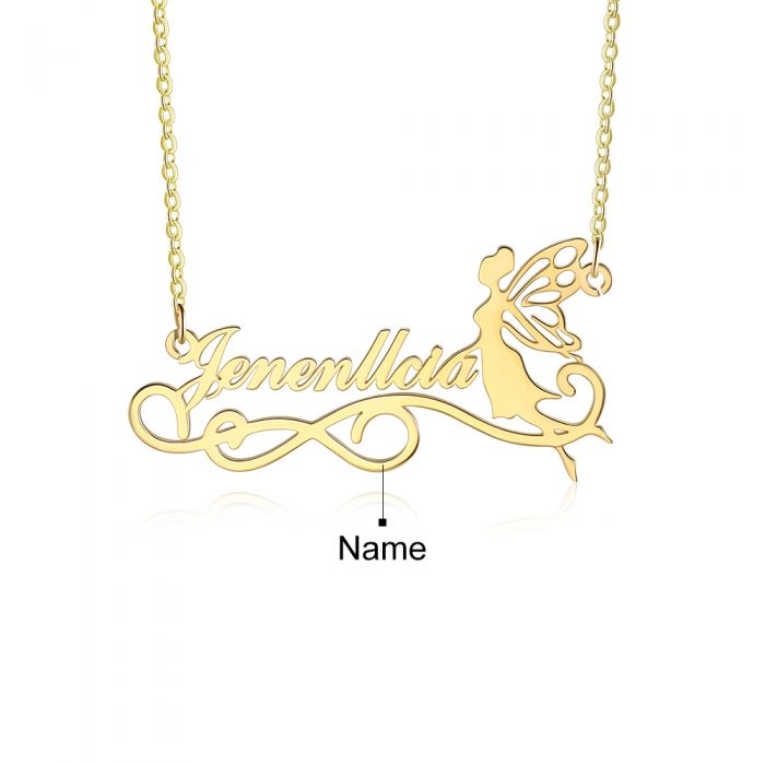 Bespoke Name Necklace | Personalised Tooth Fairy Name Necklace