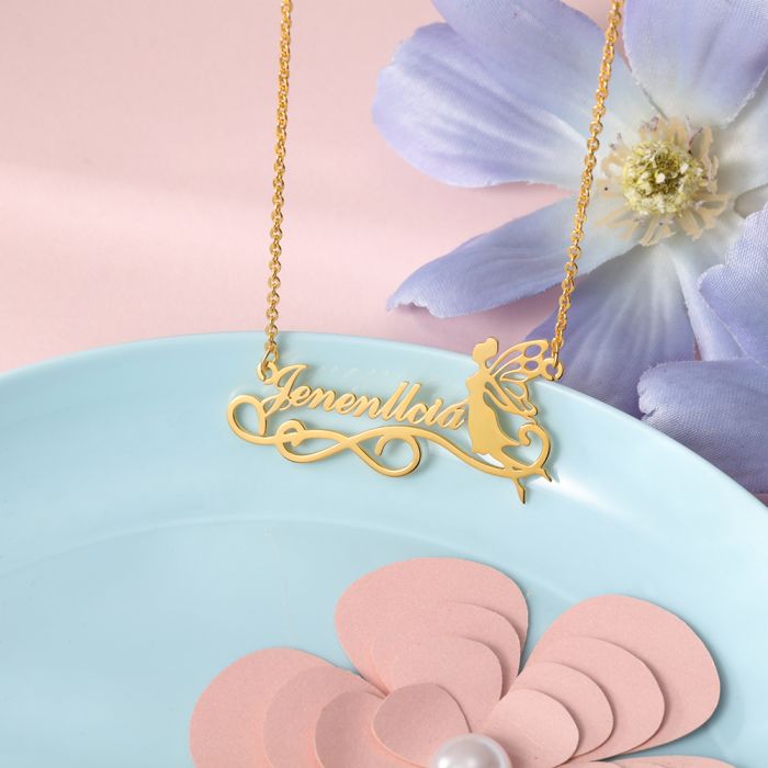 Bespoke Name Necklace | Personalised Tooth Fairy Name Necklace