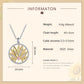 Flower Style Personalised Necklace | Customised Up To 3 Birthstones Necklace With Names Engraved