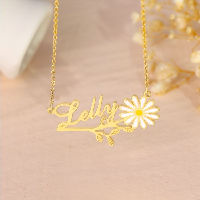 Daisy name deals necklace