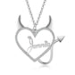 Halloween Day Gift Idea | Personalised Name Necklace | Bespoke Evil Name Necklace