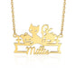 Halloween Name Necklace | Bepoke Haloween Gift Idea | Custom Halloween Gift
