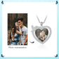 Personalised Butterfly Heart Photo Necklace | Customised Gift For Her