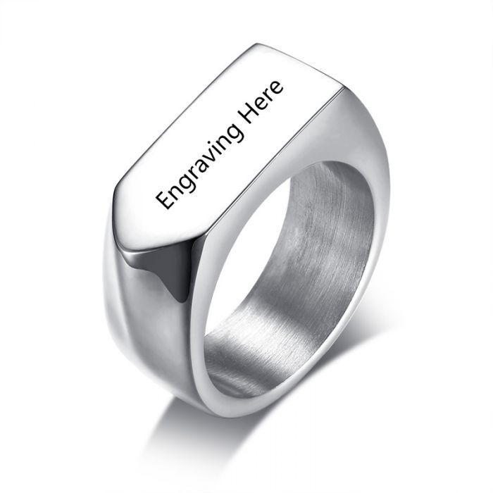 Personalised Rings For Men | Men's Stainless Steel Ring | Personalised Ring For Him   Personalised Gift For Him | Personalised Gift For Men | Personalised Gift For Dad | Personalised Gift For Boyfriend   Fathers Day Gift Ideas | Anniversary Gift For Him 