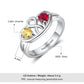 Bespoke Infinity Birthstone Ring | Personalised Ring With Birthsones